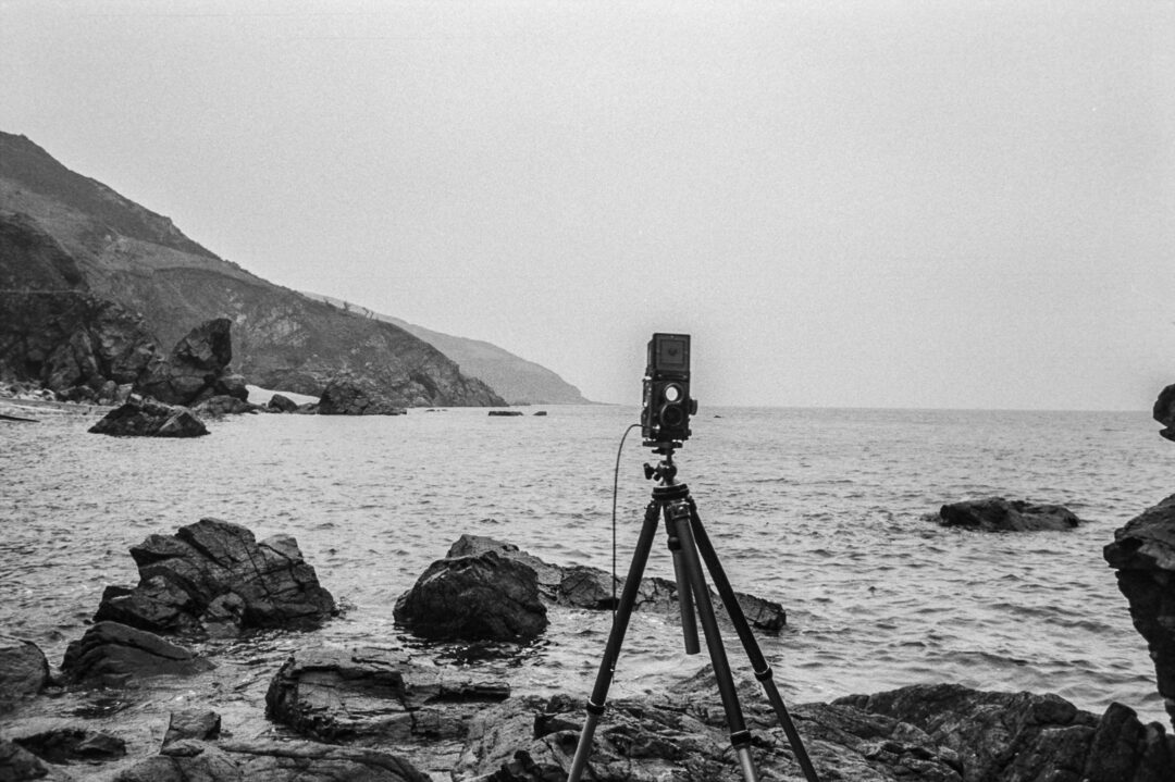 Anse des Moulinets, La Hague, décembre 1987